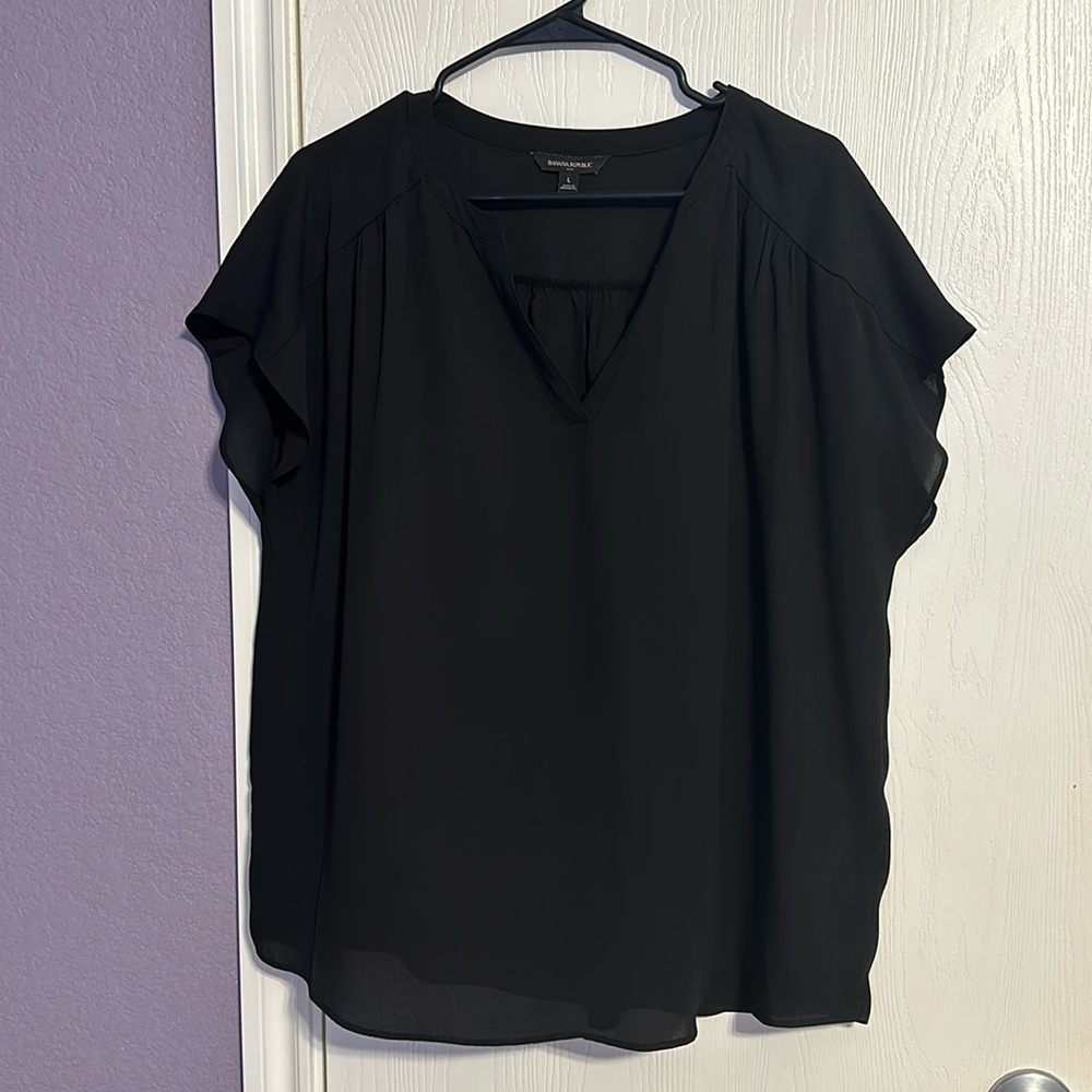 Black sheer shirt